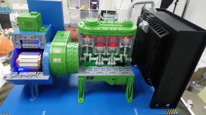 Макет дизельной электростанции