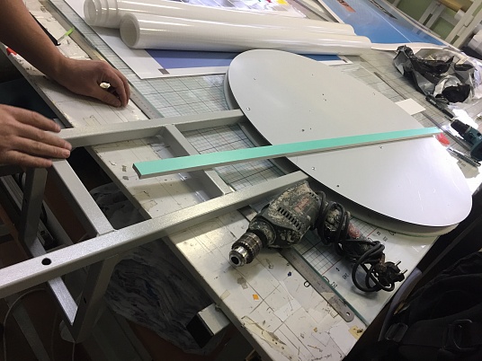 Вывеска световая Бургмен