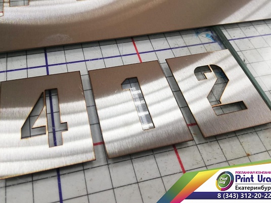 Трафарет цифры