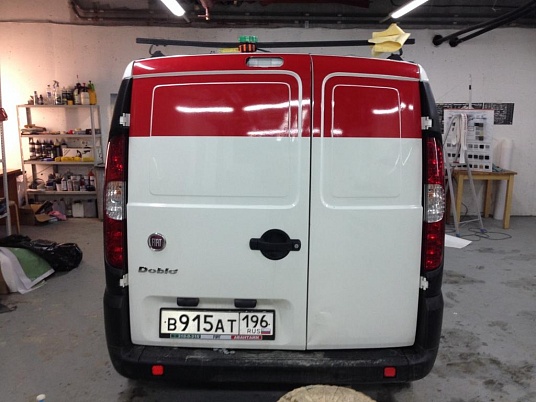 Брендирование а/м Фиат Добло, для компании Lely