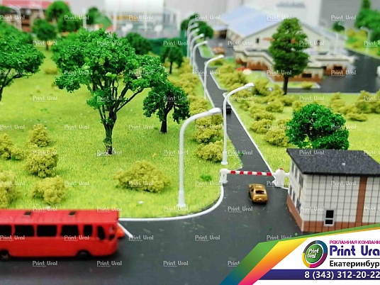 Макет спортивного комплекса