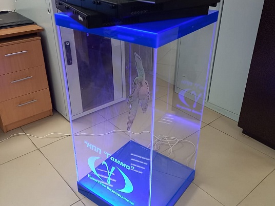 Прозрачный короб с подсветкой