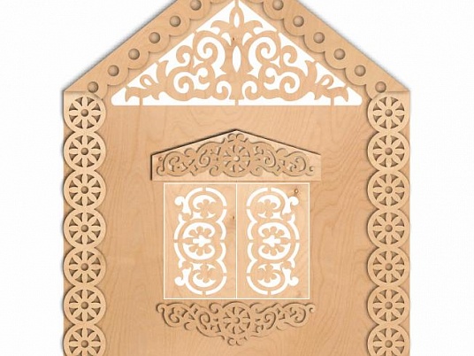 Домик из фанеры